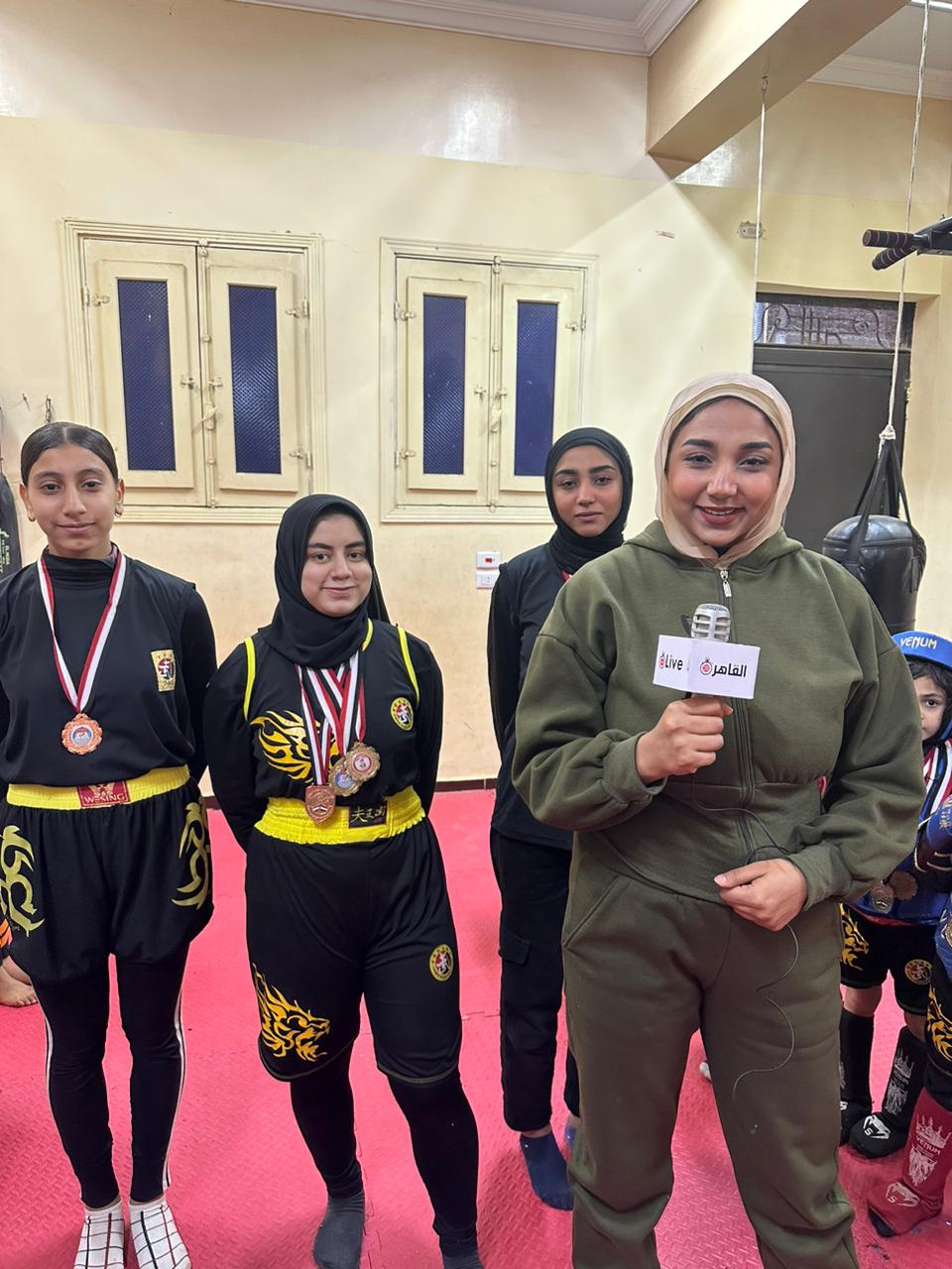 الفتاة السوهاجية مدربة الكونغ فو