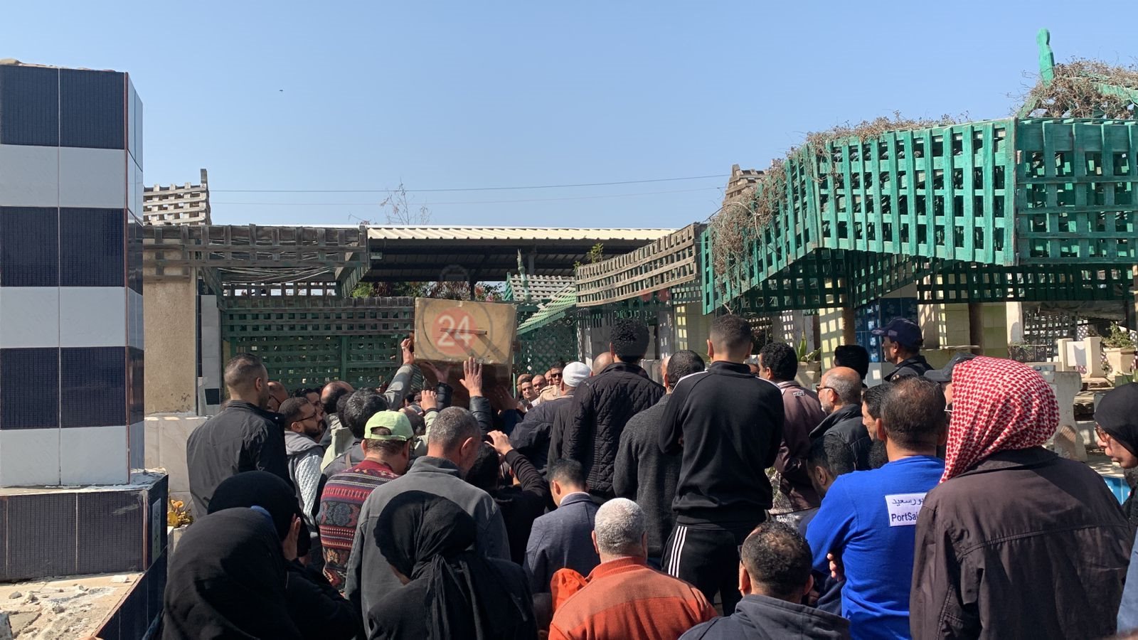 تشييع جثامين أسرة كاملة ببورسعيد 