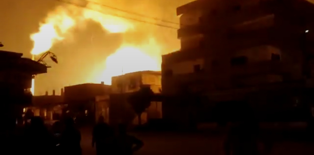 حريق مصنع الطوب 3