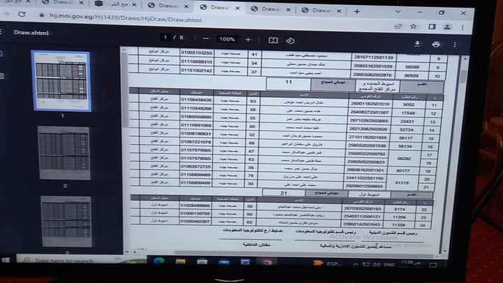 أسماء الفائزين بقرعة الحج بأسيوط
