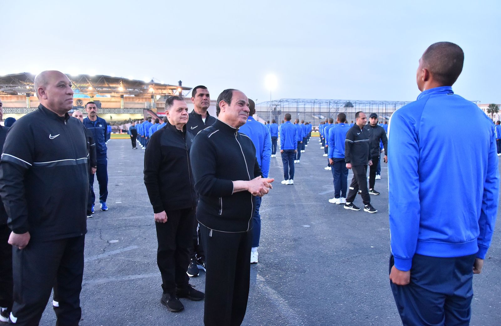 الرئيس السيسي في جولة تفقدية لأكاديمية الشرطة فجرًا (7)