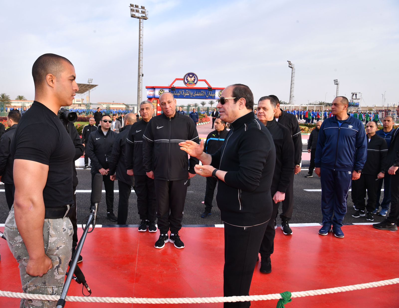 الرئيس السيسي في جولة تفقدية لأكاديمية الشرطة فجرًا (16)