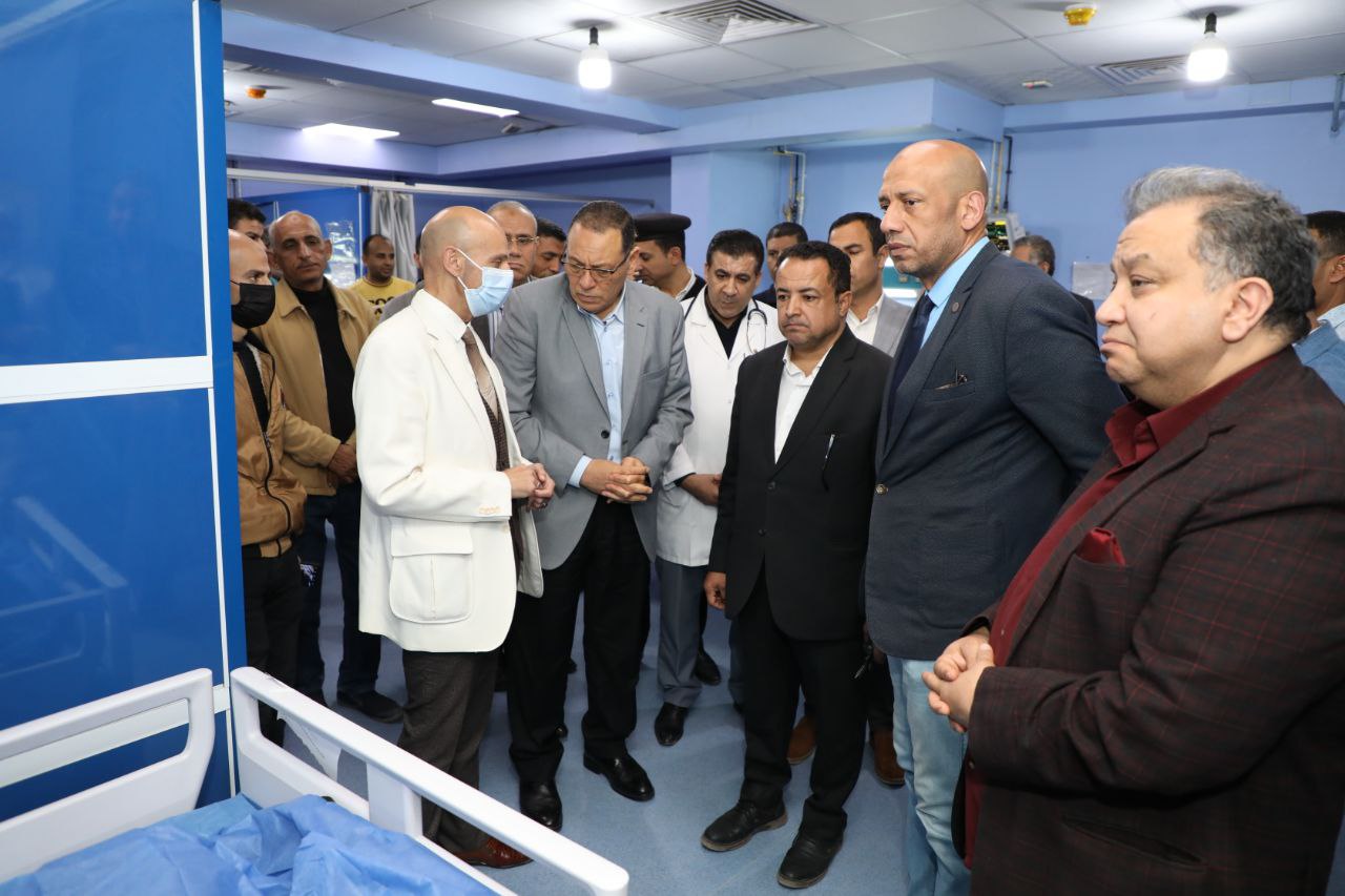 محافظ الشرقية يتابع حالة المصابين 07