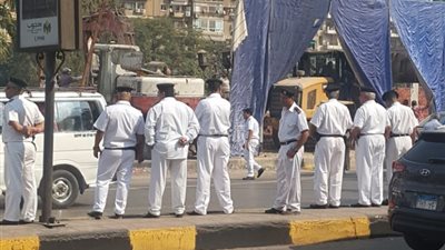 الأمن يزيل سور نادى الزمالك المخالف (صور وفيديو)