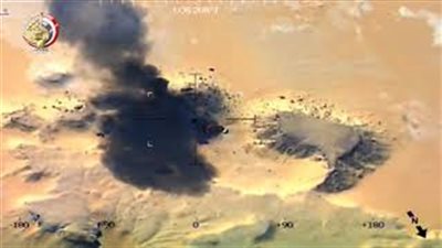 شاهد عملية القضاء على باقى العناصر الإرهابية بحادث الواحات (فيديو)