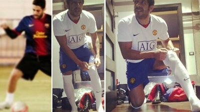 محمد حماقي “لاعبًا” فى ودية أتلتيكو مدريد