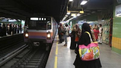 توقف حركة القطارات في الخط الثاني للمترو بسبب عطل فني