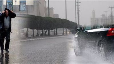 سقوط أمطار خفيفة على بعض مناطق القاهرة والجيزة