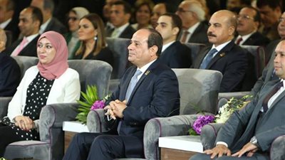 السيسى يصل مقر الملتقى الأول لمدارس ذوى الاحتياجات الخاصة