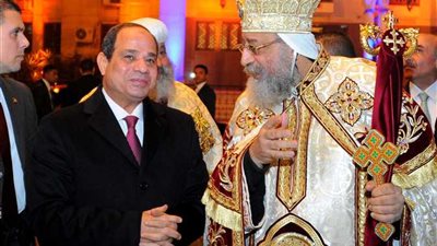 تواضروس يرسل برقية تهنئة للسيسى بمناسبة الإحتفالات بحرب أكتوبر