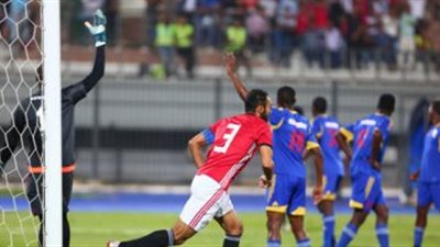 منتخب سوازيلاند يسجل في شباك الفراعنة