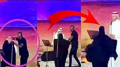 السجن لمدة عام لفتاة احتضنت ماجد المهندس على المسرح بالسعودية (فيديو)