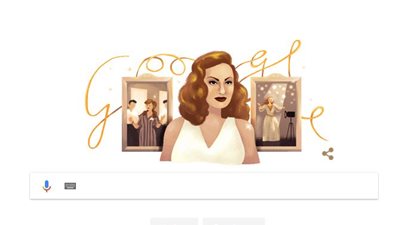 جوجل يحتفل بالذكرى الـ 87 لهند رُستم