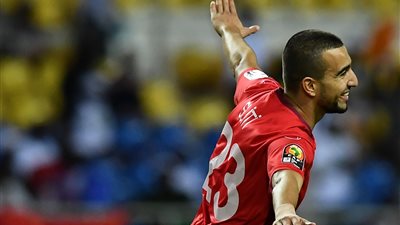 نعيم السليتي يتقدم لتونس على مصر بالهدف الأول