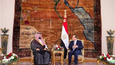 تفاصيل لقاء السيسي مع بن سلمان في قصر الاتحادية