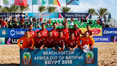 مصر تحصل على المركز الثالث فى بطولة أمم أفريقيا للكرة الشاطئية (صور)