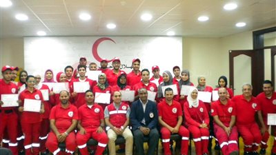 الهلال الأحمر المصري يقدم الدعم النفسي لمصابي حادث المريوطية