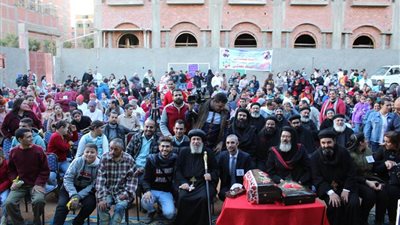 بترانيم وأغاني وطنية.. إيبارشية القوصية تحتفل بمتحدي الإعاقة