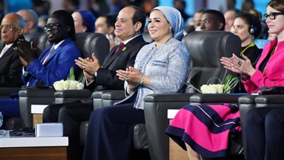 انتصار السيسي: السيدة المصرية مصدر الحياة أمام كل خطر يواجه الوطن