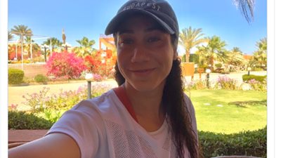 السباحة فريدة عثمان تخضع للحجر الصحي في مرسى علم فور عودتها من الخارج (صورة)