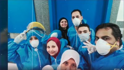 ممرضة دمياط تخرج من مستشفى العجمي للحجر الصحي بعد تعافيها من فيروس كورونا