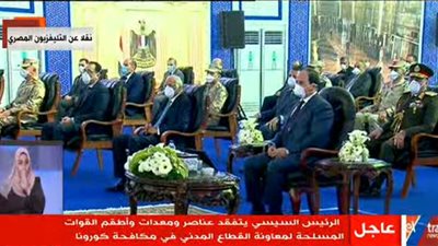 “ربنا مساعدنا لكن لازم ناخد بالنا”.. ملخَّص خطاب السيسي اليوم الثلاثاء 7/4/2020