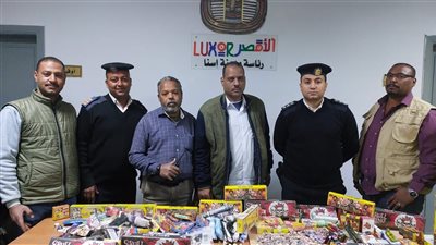ضبط 10 آلاف صاروخ ألعاب نارية في حملة بالأقصر | صور