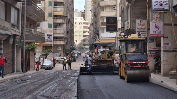 رصف شوارع الإسكندرية