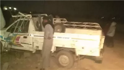 مصرع وإصابة 15 عاملا في حادث انقلاب سيارة ربع نقل بقنا | صور