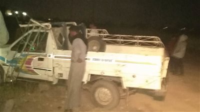 بينهم 3 فتيات.. ننشر أسماء مصابي حادث انقلاب سيارة ربع نقل بقنا