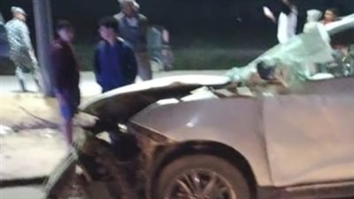 إصابة 7 أشخاص في حادث تصادم بالعياط | صور