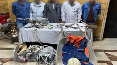 حفرة عمقها 9 أمتار.. ضبط 5 متهمين بالتنقيب عن الآثار في القاهرة