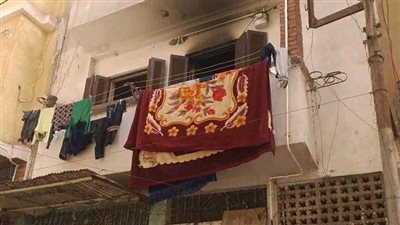 إصابة 7 أشخاص من أسرة واحدة بينهم 3 أطفال في حريق شقة بكفر الزيات بالغربية