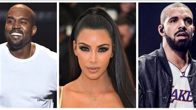 بعد استخدام صوت كيم كارداشيان في أغنية Search & Rescue.. هل تعود الخلافات بين دريك وكانييه ويست؟