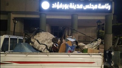 حملات مكبرة للقضاء على ظاهرة فارزي القمامة بمدينة بورفؤاد | صور 