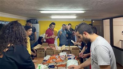 قطار الخير.. مجموعات حورس الكشفية بكنيسة العذراء بشبرا تنظم قافلة خدمية جديدة للأسر المحتاجة