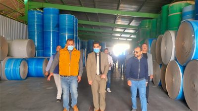رئيس جهاز النوبارية يوجه بالتواصل مع أصحاب المصانع المتوقفة عن الإنتاج لعودتها للعمل مرة أخرى