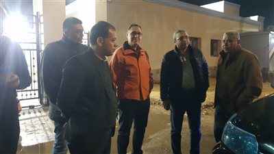 رئيس شركة مياه الغربية يتفقد أعمال رفع تجمعات الأمطار في المحلة وطنطا