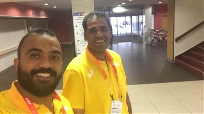 وزير الرياضة يهنئ مصطفى الجمل بذهبية الإطاحة بالمطرقة ببطولة الجائزة الكبرى بجنوب إفريقيا