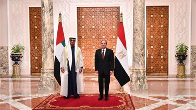 السيسي يلتقي محمد بن زايد لبحث تنشيط التعاون الاقتصادي والاستثمارات المشتركة