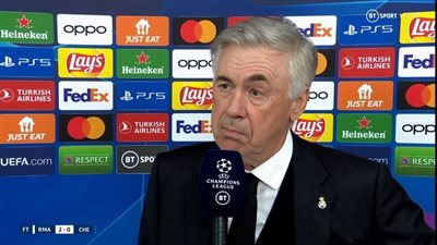 أول تعليق من أنشيلوتي عقب فوز ريال مدريد على تشيلسي في دوري أبطال أوروبا