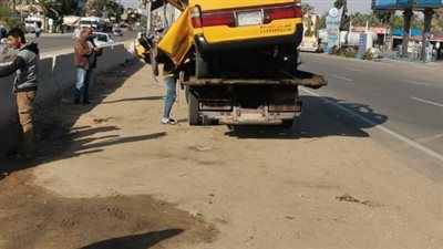 ارتفاع عدد الوفيات في حادث تصادم سيارتين بالإسماعيلية إلى 4 أشخاص