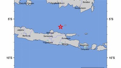 بعد دقائق من زلزال قوي.. هزة ارتدادية بقوة 5.7 درجة تضرب إندونيسيا