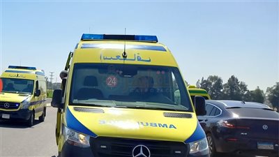 إصابة 18 شخصًا في حادث انقلاب أتوبيس شركة ملابس على الطريق الدائري الإقليمي