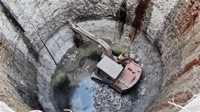 ماتوا صائمين.. التفاصيل الكاملة لواقعة انهيار بيارة صرف صحي بحلوان |صور وفيديو 