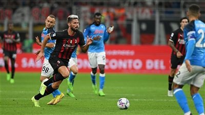 التشكيل الرسمي لمباراة نابولي وميلان في ربع نهائي دوري الأبطال