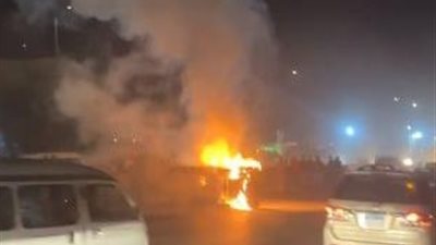 السيطرة على حريق سيارة بقليوب دون خسائر بشرية