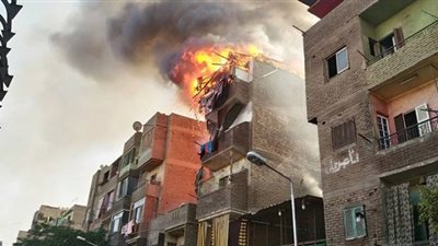 التحقيق في مصرع صبي إثر حريق بسطح عقار بالعباسية