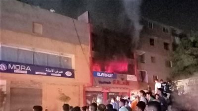 السيطرة على حريق داخل مول تجاري للأجهزة الكهربائية بالقليوبية