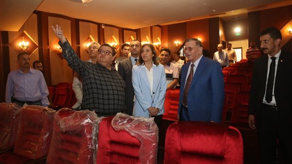 وزيرة الثقافة تتفقد